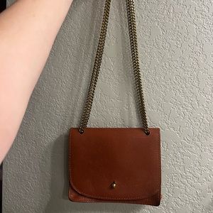 Madewell Leather Chain Crossbody